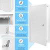XSKLBZA Metal Access Door White Modern Easy Installation-2