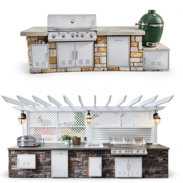 YuxiangBBQ Stainless Steel Double Door Outdoor Kitchen-5
