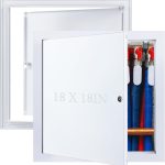 Gisafai Aluminum Access Panel Drywall Lock Design Indoor-0