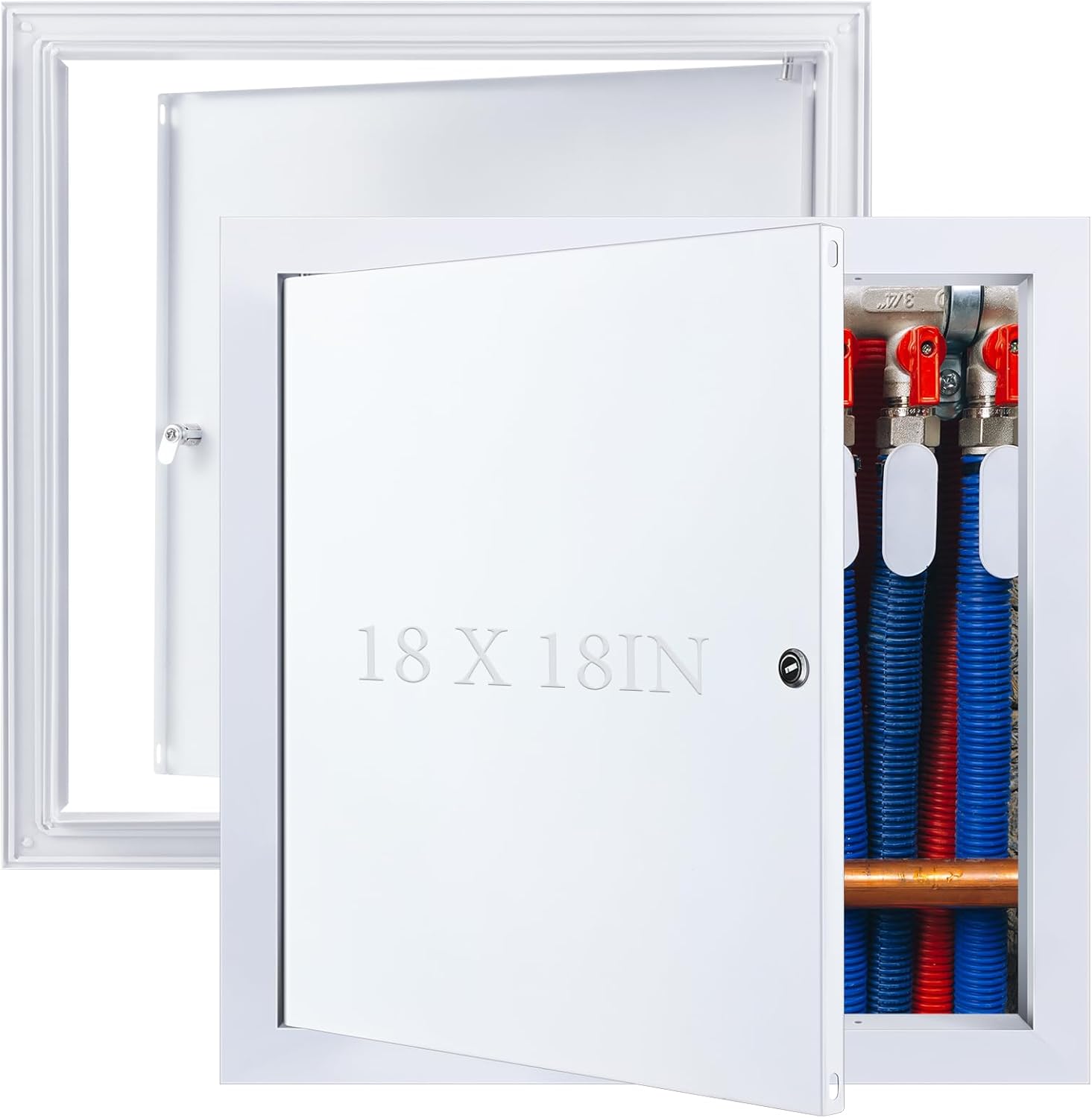 Gisafai access panel installed on a drywall surface