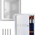 Gisafai White Aluminum Access Panel Wall Mount Durable-0