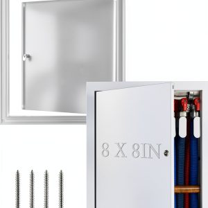 Gisafai White Aluminum Access Panel Wall Mount Durable-0
