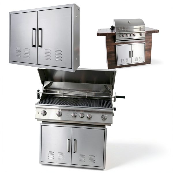 YuxiangBBQ Stainless Steel Double Door Outdoor Kitchen-3