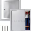 Gisafai Aluminum Access Panel Modern White Wall Mount-0