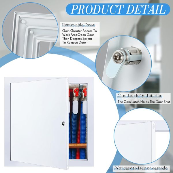 Gisafai Aluminum Access Panel Drywall Lock Design Indoor-2