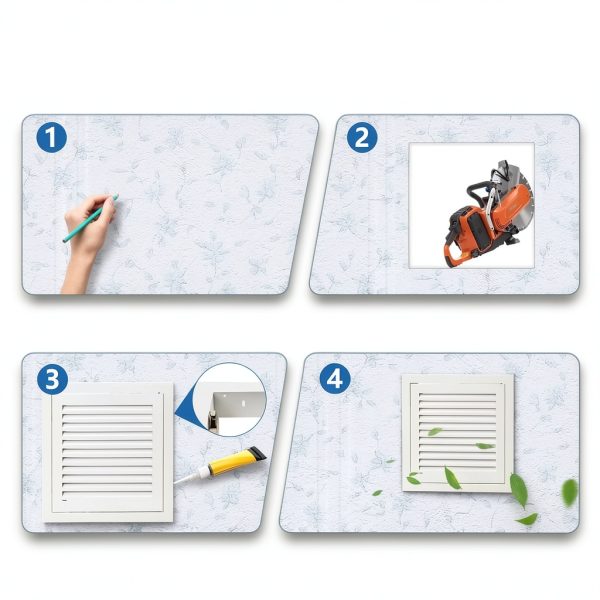 Crezone Aluminum Access Panel Modern Hidden Storage Solution-6