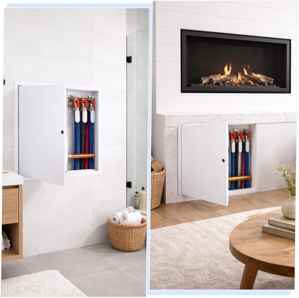 Gisafai Aluminum Access Panel Modern White Drywall Utility-2