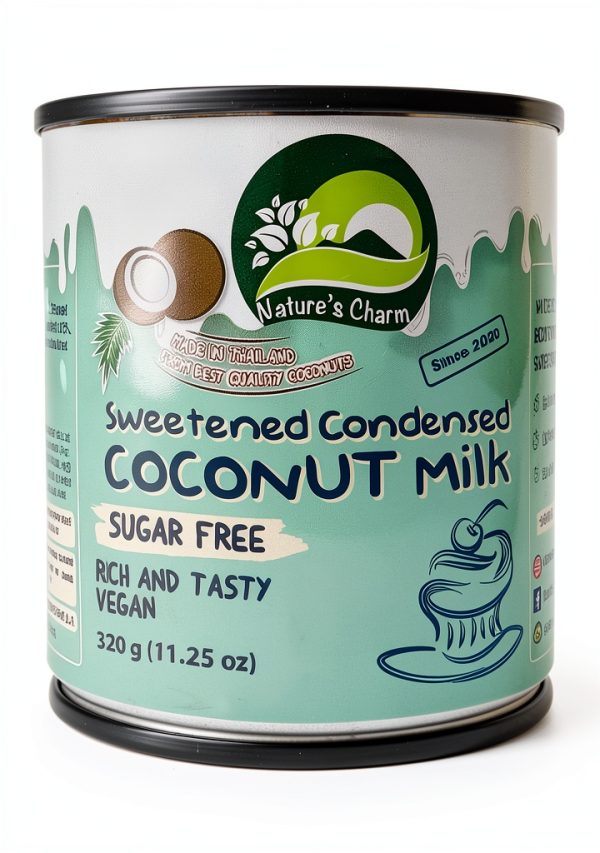 Vegan Coconut Condensed Milk Natures Charms 11oz-2