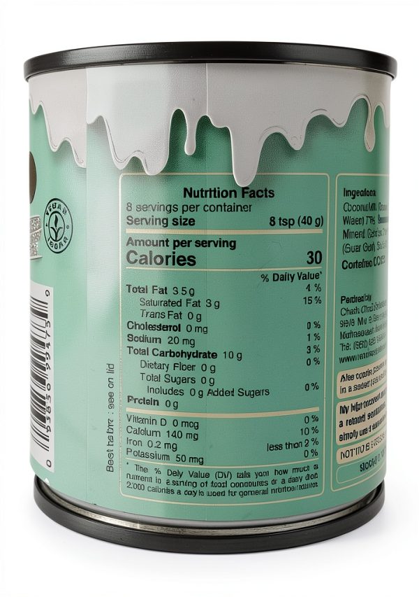 Vegan Coconut Condensed Milk Natures Charms 11oz-1