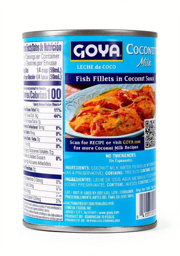 Coconut Milk Goya Canned Full-Fat Premium 13.5oz-1