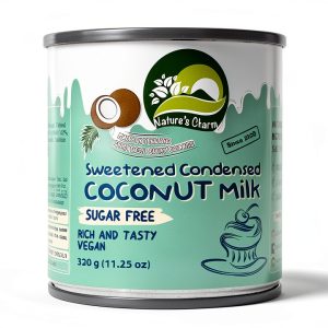 Vegan Coconut Condensed Milk Natures Charms 11oz-0