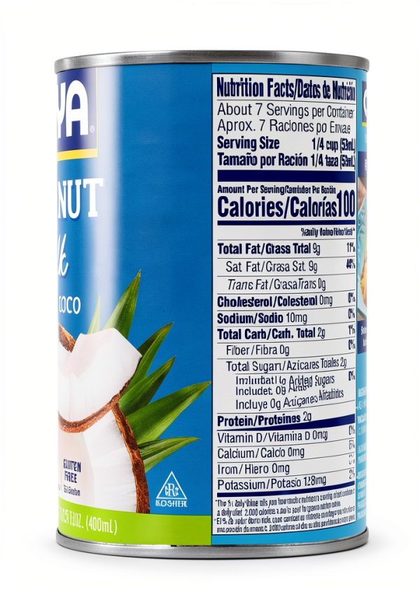Coconut Milk Goya Canned Full-Fat Premium 13.5oz-4
