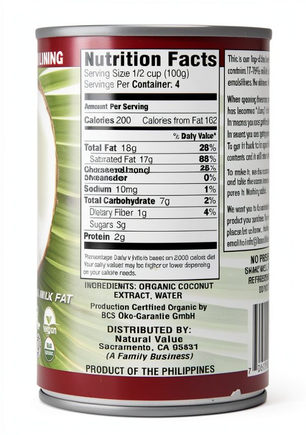 Natural Value Coconut Milk Beverage 13.5 ounce Pack of 12-1