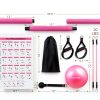 Multifunctional Pilates Equipment with Pilates Ball, 2 in 1 Handles & Door Anchor, Portable Bar for Women Home Gym Yoga Workouts-4