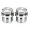 Stainless Steel M18 x 1.5 Plug Outer Hex Head Metaland Fit 2 Pack-0