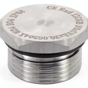 HARFINGTON 304 Stainless Steel Pipe Plug M24x1.5 Hex Cap-0