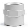 2 Pcs 1-1/2 Inch Female Thread PVC Fittings Gabrella Threaded Coupling-2