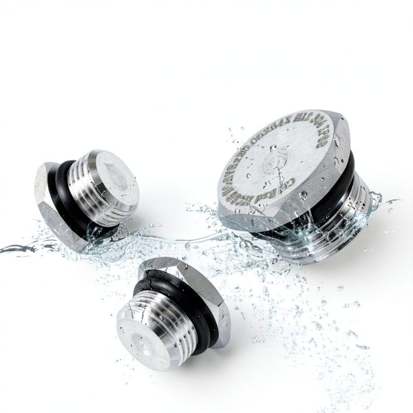 HARFINGTON 304 Stainless Steel Pipe Plug M24x1.5 Hex Cap-4