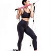 Multifunctional Pilates Equipment with Pilates Ball, 2 in 1 Handles & Door Anchor, Portable Bar for Women Home Gym Yoga Workouts-3