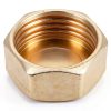6PCS Brass 1/2 Inch NPT Caps with Silicone Rings Gold Hex Fittings-2