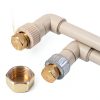 6PCS Brass 1/2 Inch NPT Caps with Silicone Rings Gold Hex Fittings-5