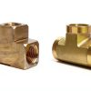 Brass Thread Adapter FloFlex 3/8 BSPT Male to 3/8 NPT Female-1