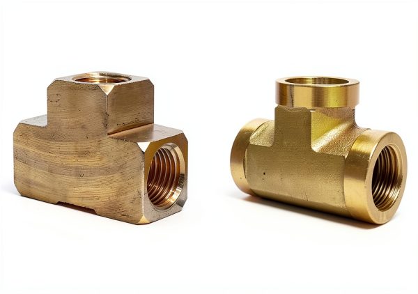 Brass Thread Adapter FloFlex 3/8 BSPT Male to 3/8 NPT Female-1