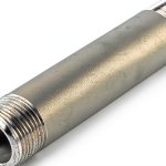 1/2" Inch x 6 1/2" Inch Pipe Nipple Stainless Steel 304 Threaded Male NPT Both Ends Schedule 40 (OD) 0.85" Inch ID 0.63 Inch Wall 0.11 Inch Continuous Weld-0